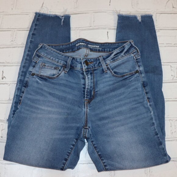 Old Navy Rock star Mid-rise Size 3 Junior's Jeans - Picture 1 of 8